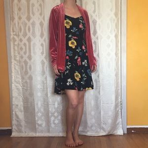 Jaclyn Smith velvet cardigan